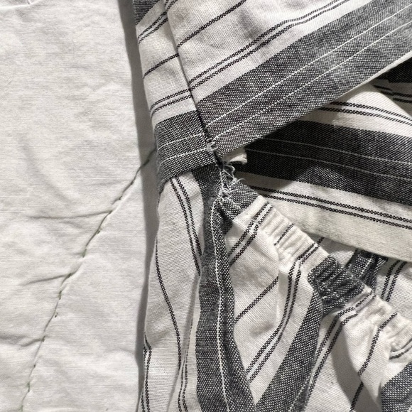 Socialite Large White And Gray TUBE Camisole Strapless Women's Top - Picture 5 of 8